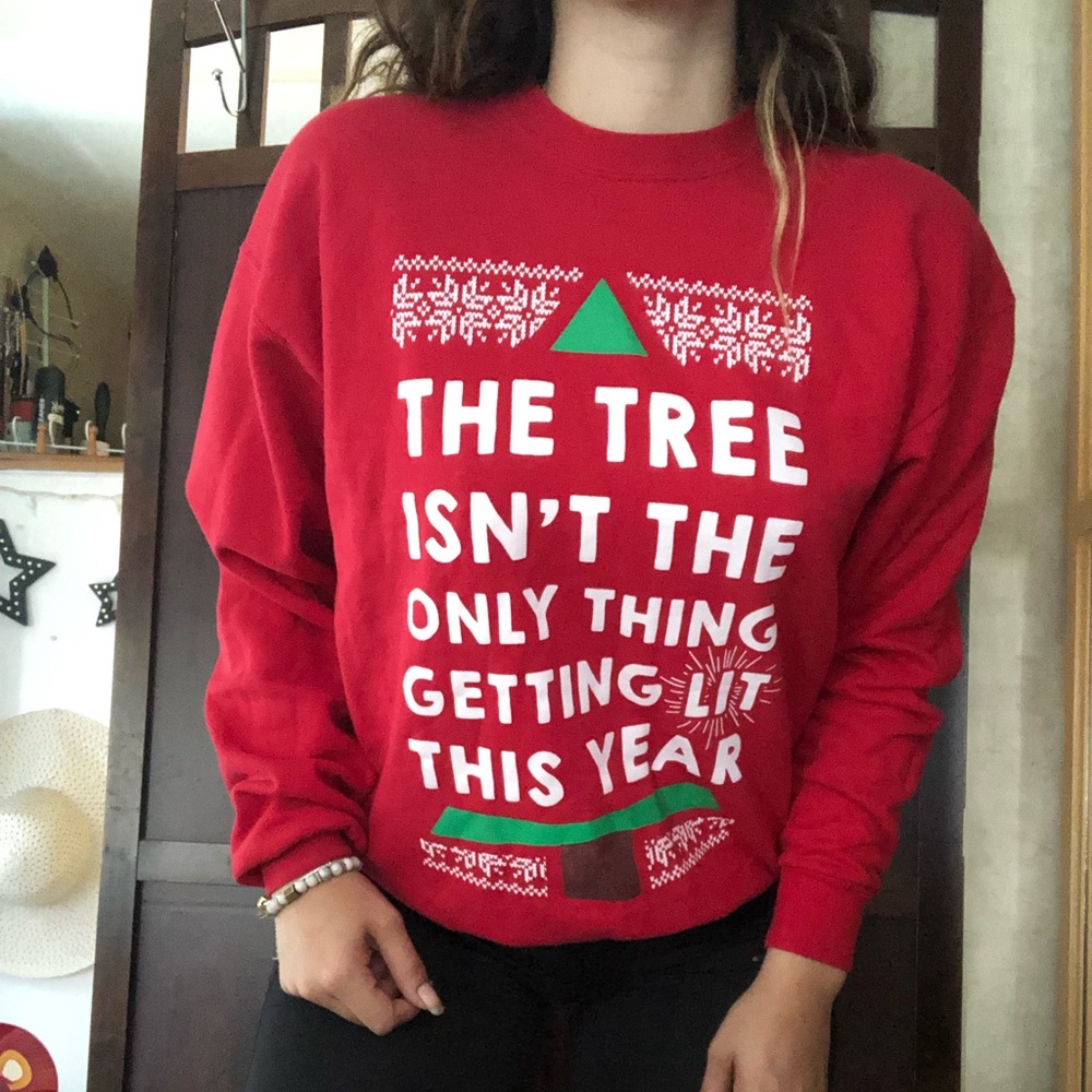 Red Christmas sweater